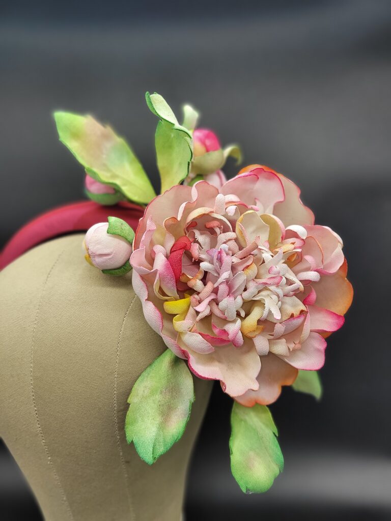 Fleurs de soie blanches